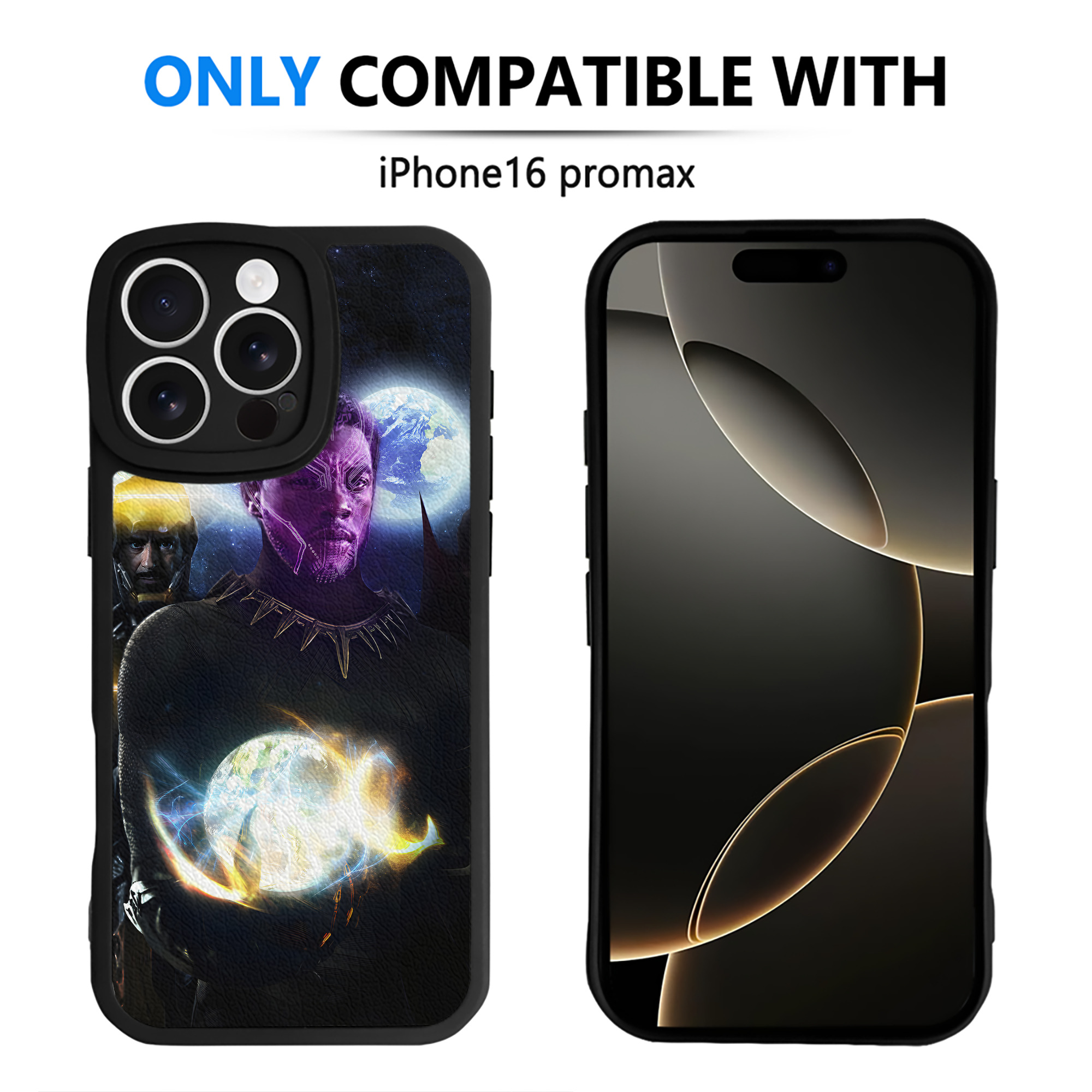 （画像用） アベンジャーズ The Avengers 【iPhone 16シリーズ対応】シリコンスマホケース（レザー調） 材質：シリコン